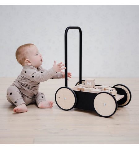Ooh Noo - Minimalistic & Wooden Baby Walkers Available in 2 Colours - White - Playoffside.com