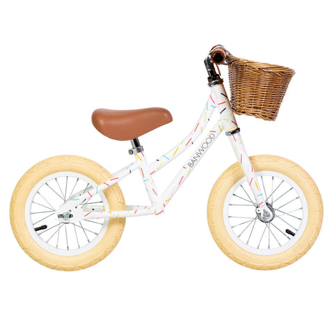 BanWood - First Go Balance Bike For Toddlers Available in 13 Colours - Allegra White - Playoffside.com
