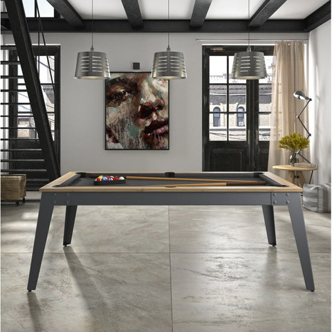 Industrial Style Steel Pool Table For Families - Pool Table for Home ...