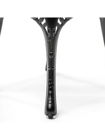 Aluminium Outdoor Victorian Design Chair - Black - Seletti - Playoffside.com