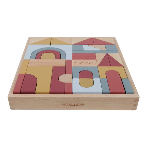 Wooden building blocks Suitable from 2 years - Default Title - Little Dutch - Playoffside.com