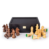 Wenge Wood Chess Box for Chessmen - Default Title - Manopoulos - Playoffside.com