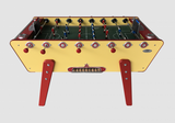 Contemporary Design Champion Collector Football Table by Stella - Vintage Yellow / Round red handles - Stella - Playoffside.com
