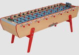 Giant Indoor Football Table by Stella 8 Players Available in 3 Styles - Beech / Round red handles - Stella - Playoffside.com