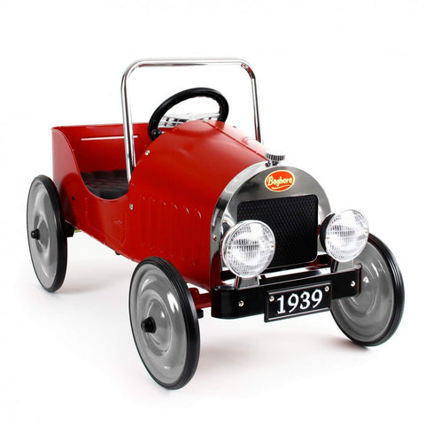 Baghera - Vintage Design Pedal Car - Red - Playoffside.com