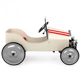 Vintage Design Pedal Car - White - Baghera - Playoffside.com