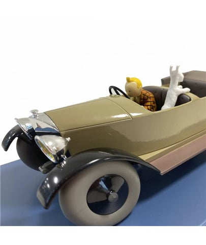Tintin's Mercedes 1/24-31 Resin Car Figurine - Default Title - Moulinsart - Playoffside.com