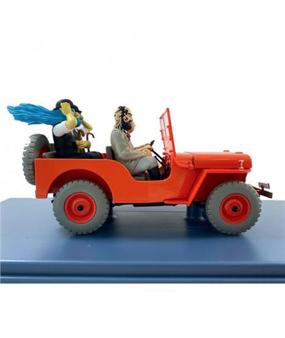 Tintin's Red Resin Jeep Figurine 1/24 Scale - Default Title - Tintin Imaginatio - Playoffside.com