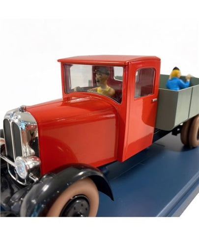 Tintin's Red Truck Figurine 1/24 Scale