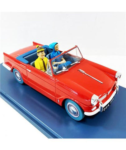 Tourists' Cabriolet Resin Car Figurine 1/24 Scale