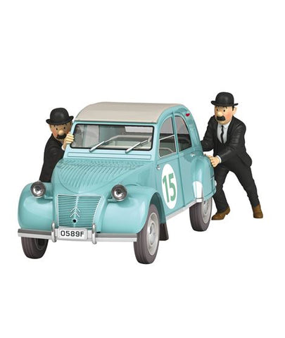 The Rally 2CV Resin Car Figurine 1/24 Scale - Default Title - Tintin Imaginatio - Playoffside.com