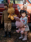 Pink Miffy Sitting Corduroy Available in 4 Sizes - 23 cm/ 9 inch - Bon Ton Toys - Playoffside.com