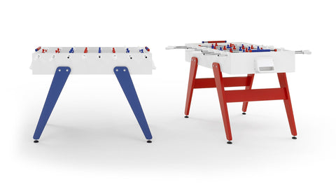 Cross Timeless Design Foosball Table Available in 2 Colors - Blue / Telescopic Rods - Fas Pendezza - Playoffside.com