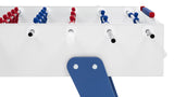 Fas Pendezza - Cross Timeless Design Foosball Table Available in 2 Colors - Blue / Telescopic Rods - Playoffside.com