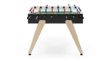 Cross Outdoor Football Table Available in 3 Colors & 2 Styles - Black / Straight poles - Fas Pendezza - Playoffside.com