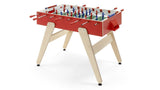 Cross Outdoor Football Table Available in 3 Colors & 2 Styles - Red / Straight poles - Fas Pendezza - Playoffside.com