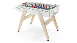 Cross Outdoor Football Table Available in 3 Colors & 2 Styles - White / Straight poles - Fas Pendezza - Playoffside.com