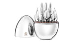 Christofle Egg Cutlery Set - Silver - Christofle - Playoffside.com
