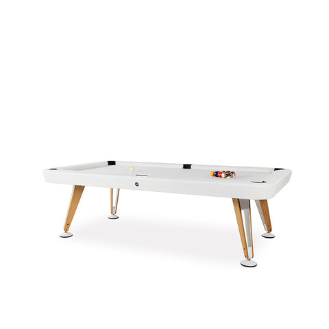 Diagonal Design Pool Table 8" - Outdoor - White - RS Barcelona - Playoffside.com
