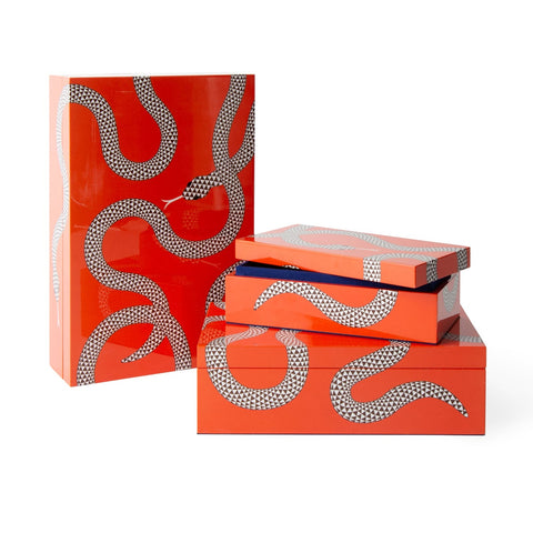 Eden Lacquer Decorative Boxes Available in 3 Sizes - Large - Jonathan Adler - Playoffside.com