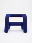 Extra Bold Armchair Available in 17 Colours - Kvadrat blue red - Moustache - Playoffside.com