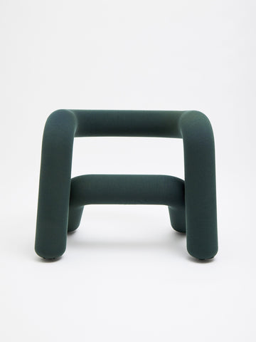 Extra Bold Armchair Available in 17 Colours - Kvadrat green blue - Moustache - Playoffside.com