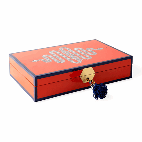 Jonathan Adler - Eden Lacquered Jewelry Box with Key - Default Title - Playoffside.com