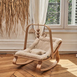 Baby Rocker LEVO Available in 5 Colors & 2 Wood Types - Camel / Beech - Charlie Crane - Playoffside.com