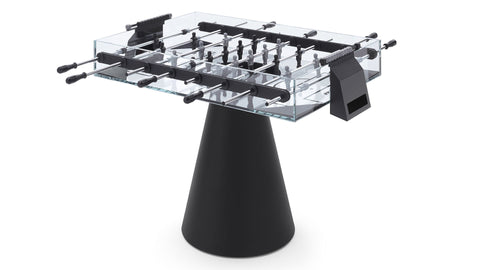 Fas Pendezza - Ciclope Innovative Design Modern Football Table - Ghost Black / Telescopic - Playoffside.com