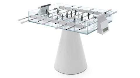 Fas Pendezza - Ciclope Innovative Design Modern Football Table - Ghost White / Straight Through - Playoffside.com