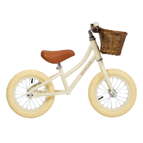 First Go Balance Bike For Toddlers Available in 13 Colours - Cream - BanWood - Playoffside.com