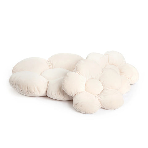 Kidkii - Flower Pillow Set of 3 Available in 2 Colours - Beige - Playoffside.com