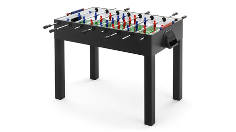 Fas Pendezza - Fido Modern Looking Design Football Table - Black / Straight Through Poles - Playoffside.com