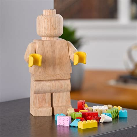 Giant Lego Wooden Figurine
