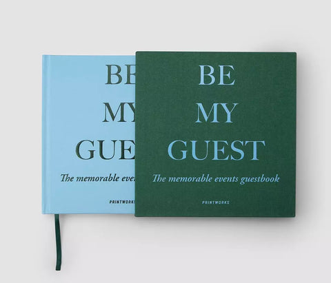 Decorative Guest Book Available in 2 Colors - Green/Blue - PrintWorksMarket - Playoffside.com