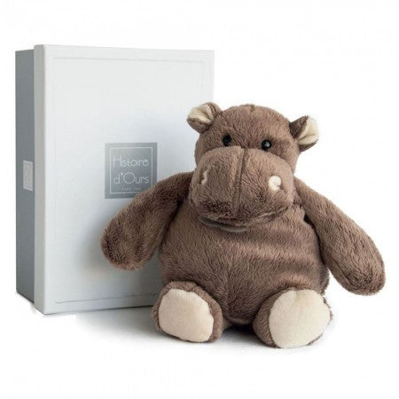 Cute Hippo Teddy Bear Suitable From Birth Available in 3 Sizes - 23 cm - Histoire d'Ours - Playoffside.com