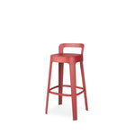 Ombra Stool Bar - With backrest / Red - RS Barcelona - Playoffside.com