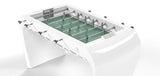 Blackball Contemporary White Design Football Table - Round Black Grip - Debuchy By Toulet - Playoffside.com