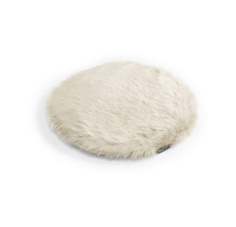 MiaCara - Soft Faux Fur Cat Cushion Lana Available in 2 Colours - Beige - Playoffside.com
