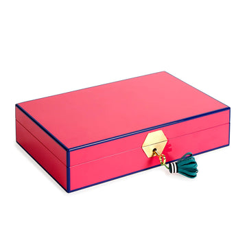 Jonathan Adler ジュエリーボックス Zebra Lacquer Jewelry Box in Lacquer and Velvet | Jonathan Adler