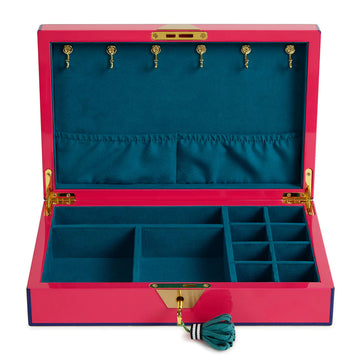Buy Jewelry Box from Jonathan Adler - Fuchsia Lacquered