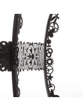 Large Aluminium Outdoor Victorian Style Table Available in 3 Colours - Black - Seletti - Playoffside.com