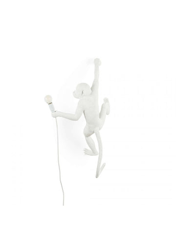Indoor Monkey Wall-hanging Lamp Available in 2 Sides - Left - Seletti - Playoffside.com