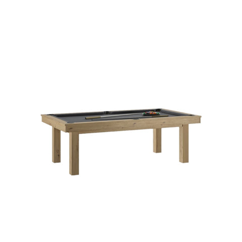 Rene Pierre - Lafite Oak Pool Table - Grey / With Top - Playoffside.com