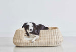 Wicker Design Dog Basket Mio Available in 2 colours & sizes - M / LightBrown - MiaCara - Playoffside.com