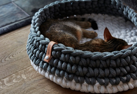 Cotton Knit Cat Bed Nido Available in 3 colours - Green - MiaCara - Playoffside.com