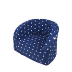 Child Armchair Velvet from 7 month plus - Navy Blue with stars - Misioo - Playoffside.com