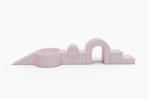 Kidkii - Nordic Baby Pink Soft Play Climb Set - Default Title - Playoffside.com
