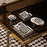 Op Art Decorative Square Tray - Default Title - Jonathan Adler - Playoffside.com