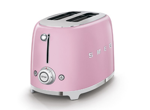 Smeg - Two-slice Toaster - Pink - Playoffside.com